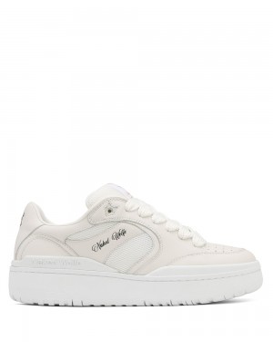 Adidasi Naked Wolfe Ambition Cow Leather & Mesh White | XPU-593076