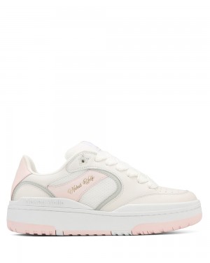 Adidasi Naked Wolfe Ambition Cow Leather & Mesh White/Pink | UGE-984063