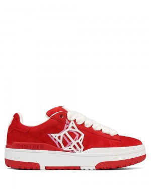 Adidasi Naked Wolfe Archive Kid Suede Red | AXY-174258