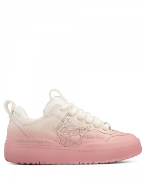 Adidasi Naked Wolfe Area Pink Spray Genysis Leather/Mesh Pink/White | OKM-230451