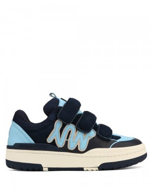 Adidasi Naked Wolfe Atlanta Suede/Leather/Mesh Blue | QIL-941530