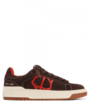 Adidasi Naked Wolfe Chrome Suede Brown | YPV-987425