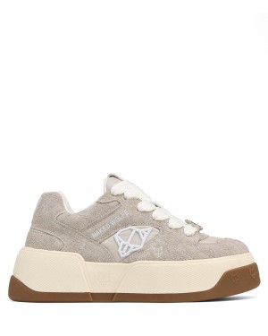 Adidasi Naked Wolfe Crash Cow Suede Light Grey | ZMU-054821