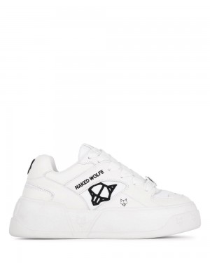 Adidasi Naked Wolfe Crash White Cow Leather | BJH-932601