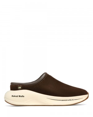 Adidasi Naked Wolfe Dawn Brown Suede Combo | XOR-280317