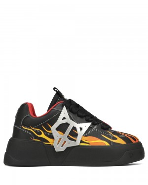 Adidasi Naked Wolfe Kosa Black Flames | PAH-985312
