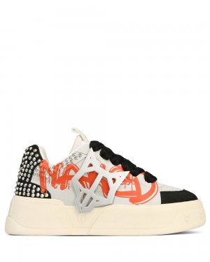 Adidasi Naked Wolfe Kosa Graffiti Black/White | DON-123784