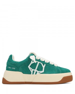 Adidasi Naked Wolfe Kray Hairy Cow Suede Forrest Green | KQP-293456