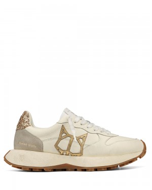 Adidasi Naked Wolfe Paint Sheep Leather & Suede Dirty White | IGU-496827