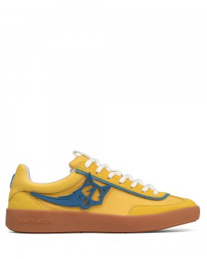 Adidasi Naked Wolfe Palm Yellow Nylon | QOG-238741