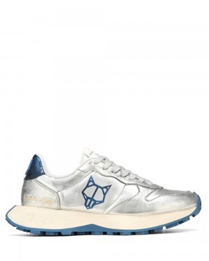 Adidasi Naked Wolfe Plug Foil Leather Silver | KQJ-903245