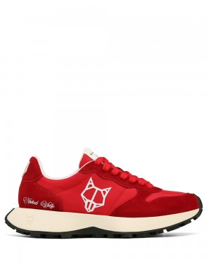 Adidasi Naked Wolfe Plug Suede & Nylon Red | NCF-309584