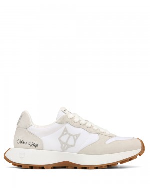 Adidasi Naked Wolfe Plug Suede & Nylon White | TQJ-469273