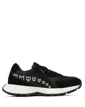 Adidasi Naked Wolfe Porter Suede/Mesh/Leather Black | AGI-683917
