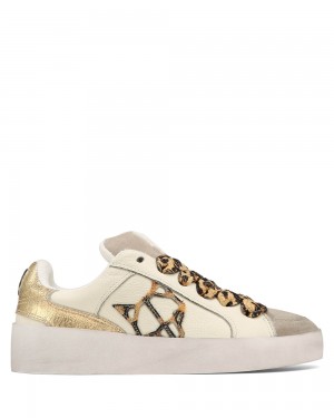 Adidasi Naked Wolfe Ram White & Gold | TBQ-248130