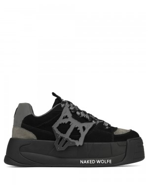 Adidasi Naked Wolfe Slade Black | YQG-761438