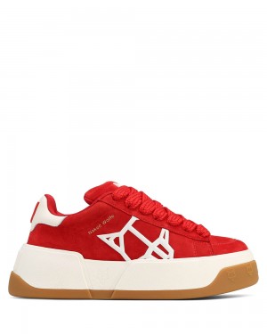 Adidasi Naked Wolfe Sound Red Kid Suede | LZS-973804