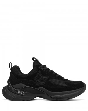 Adidasi Naked Wolfe Super Double Black Suede | VAS-386147