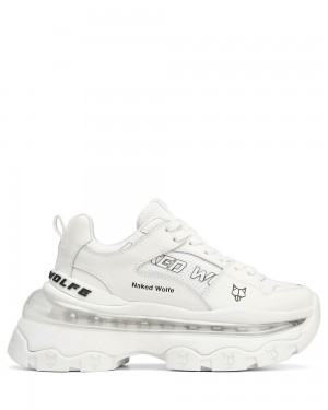 Adidasi Naked Wolfe Wind White | ZVC-758329