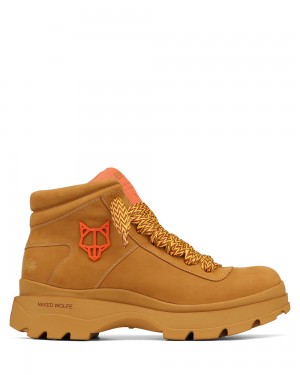 Cizme Naked Wolfe Ascot Nubuck Leather Wheat | RHD-190642