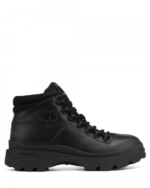 Cizme Naked Wolfe Aspire Black Leather | XJZ-205896