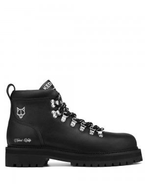Cizme Naked Wolfe Bear Black Leather | QOY-687329