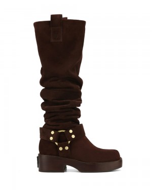 Cizme Naked Wolfe Crook Brown Suede | LWR-924783