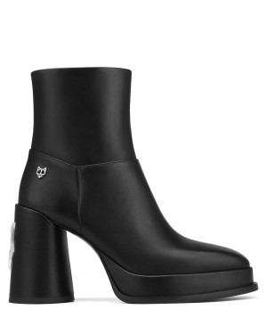 Cizme Naked Wolfe Crush Black Leather | FAP-712940
