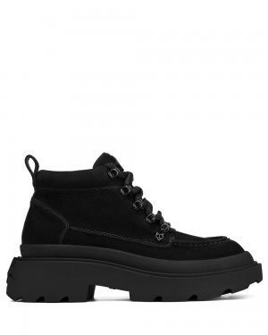 Cizme Naked Wolfe Drown Black Nubuck | FLO-317892
