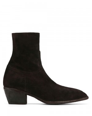 Cizme Naked Wolfe The Wayne Suede Brown | VQE-035264