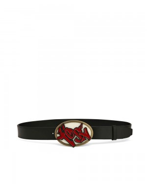 Curea Naked Wolfe Kosa Belt Black Leather | UDK-135426