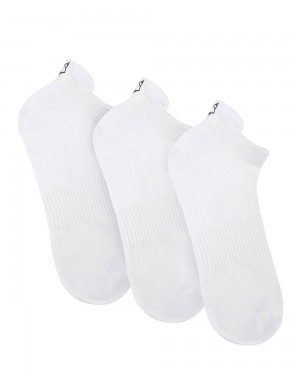Festival Season Naked Wolfe 3 Pack Mens Egyptian Cotton Ankle Socks White | BGN-752819