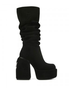 Festival Season Naked Wolfe Space Black Kid Suede | STY-794281