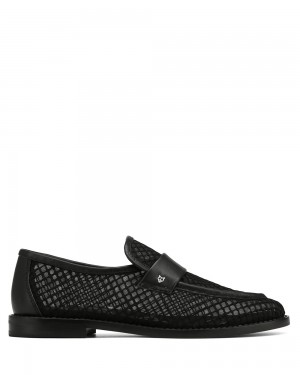 Mocasini Naked Wolfe Lana Mesh Black | GHU-312849