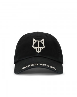 Palarie Naked Wolfe Baseball Cap Pure Black | PNW-932074