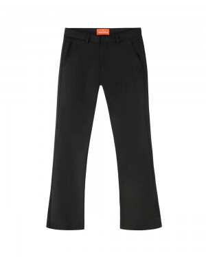 Pantaloni Naked Wolfe Flared Trousers Black Wool | ZLI-758094
