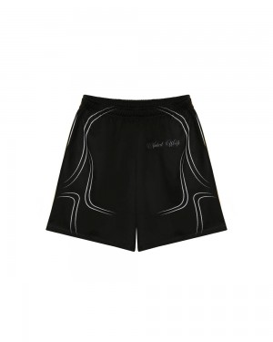 Pantaloni Scurti Naked Wolfe Naked Wolfe Jersey Shorts Black | EJU-971653
