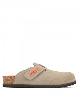 Slapi Naked Wolfe Melt Taupe Suede | LWD-561280
