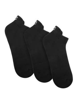 Sosete Naked Wolfe 3 Pack Mens Egyptian Cotton Ankle Socks Black | KAC-107985