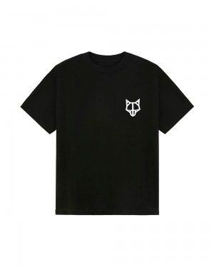 Tricou Naked Wolfe Classic T-Shirt Black | KTS-462130