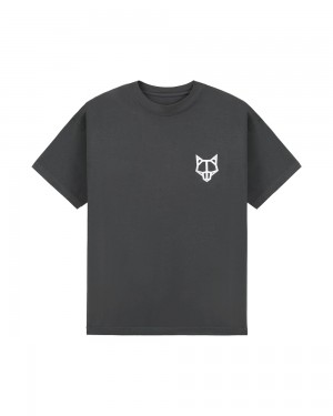 Tricou Naked Wolfe Classic T-Shirt Dark Grey | KZX-283549