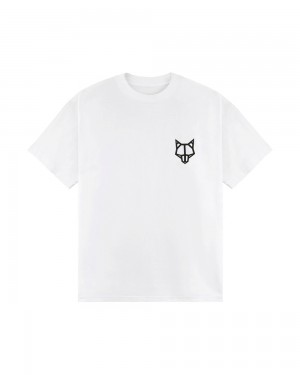 Tricou Naked Wolfe Classic T-Shirt White | JNM-439670