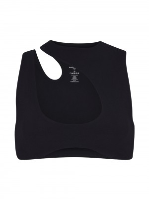 Îmbrăcăminte Activă Naked Wolfe Cut Out Crop | HOV-043569